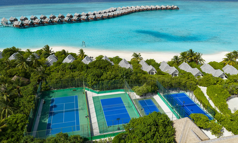 Enjoy the pickle, paddle and tennis courts available, plus many other facilities to keep you active.