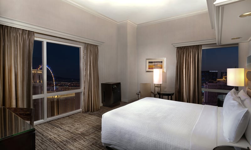 Deluxe Room at Treasure Island, Las Vegas.