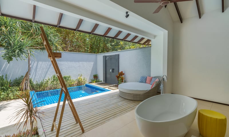 Upgrade to a Beach Villa with a private pool.