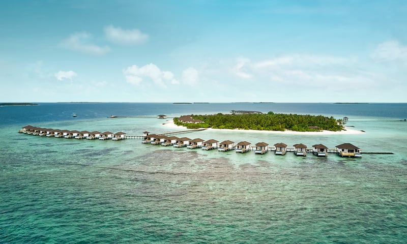 Relax in paradise in the Maldives.