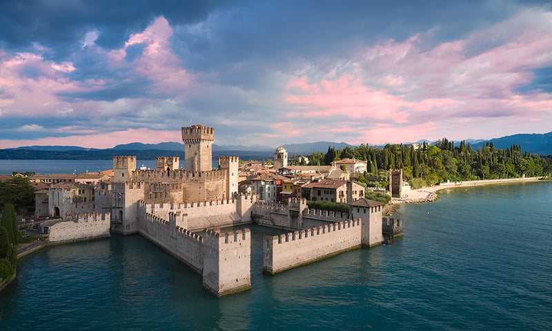 Italy Extension: Rocca Scaligera Castle in Sirmione Lake Garda