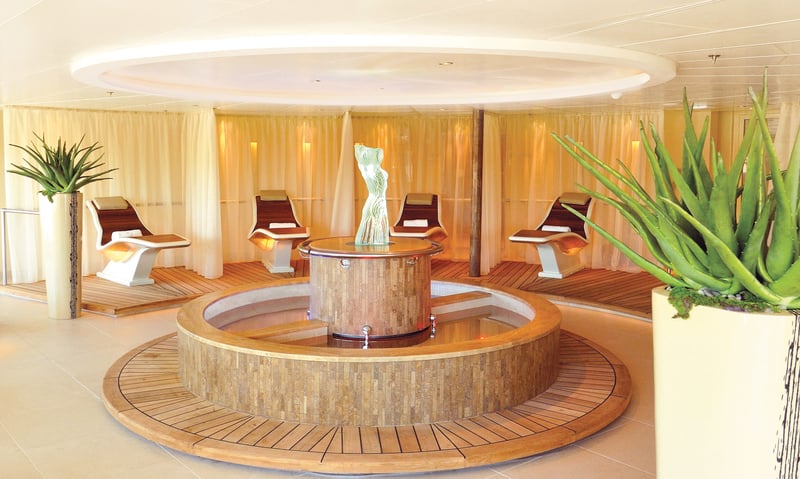 Indulge in a spa treatment aboard Seabourn Quest (charges apply).