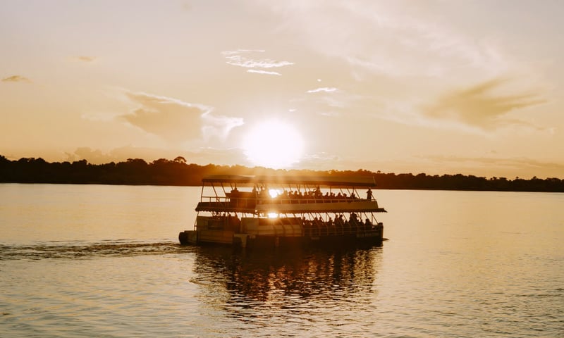 Book an optional sunset cruise on Zambezi River (charges apply).