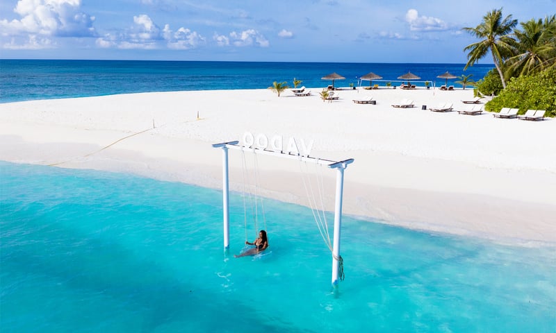 Spend a picturesque holiday at Adaaran Prestige Vadoo, Maldives.