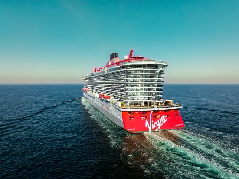 Sailing since 2022, the Valiant Lady is one of four ships of its class in the Virgin Voyages fleet.
