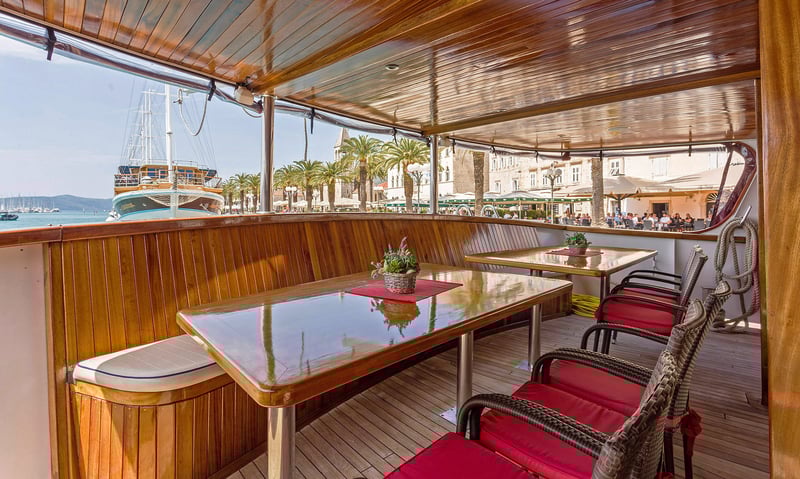 Lounge aboard the premium MS Amore (or similar).