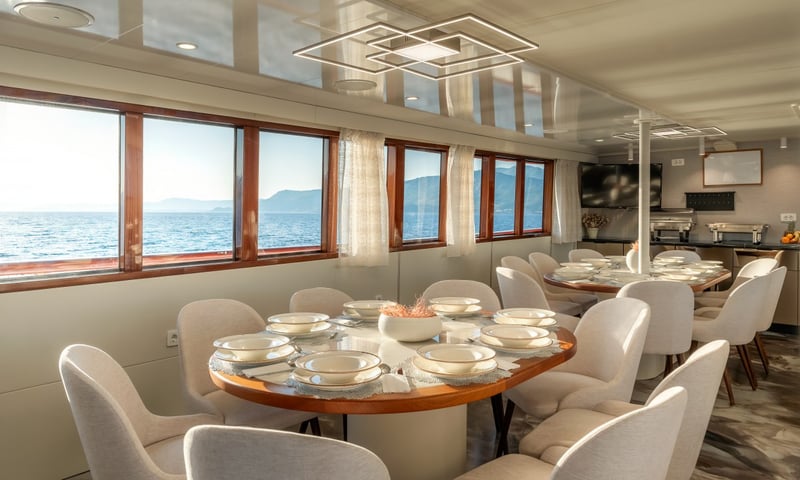 Upgrade to enjoy dining on the deluxe MS Carpe Diem (or similar).