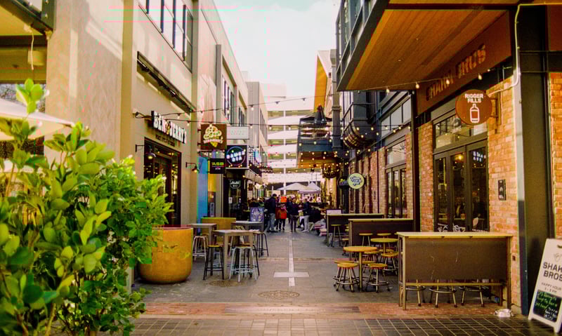 Discover the Riverside Market area in Christchurch, New Zealand.