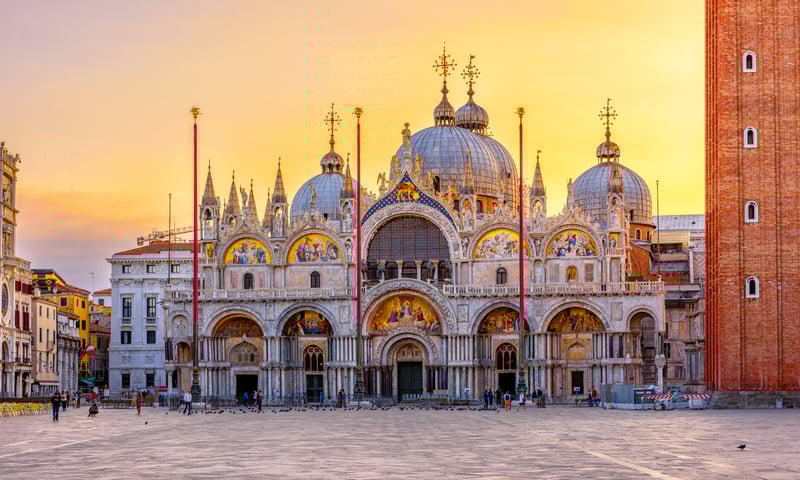 Take a guided tour from Piazza San Marco in Venice, Italy.