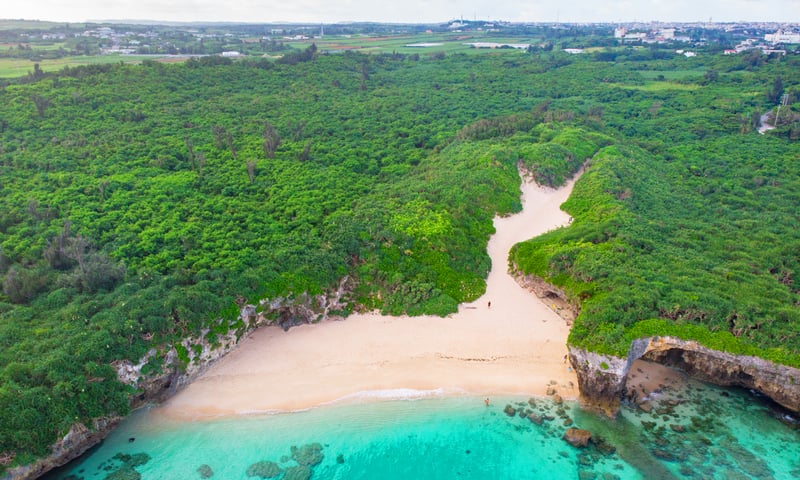 Feel sand between your toes from beaches in Hirara on Miyako Island, Japan.