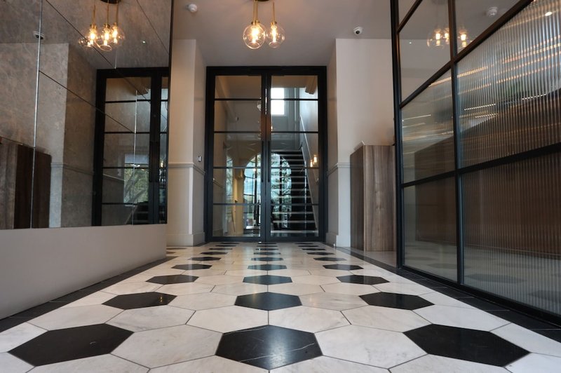 Interior entrance
