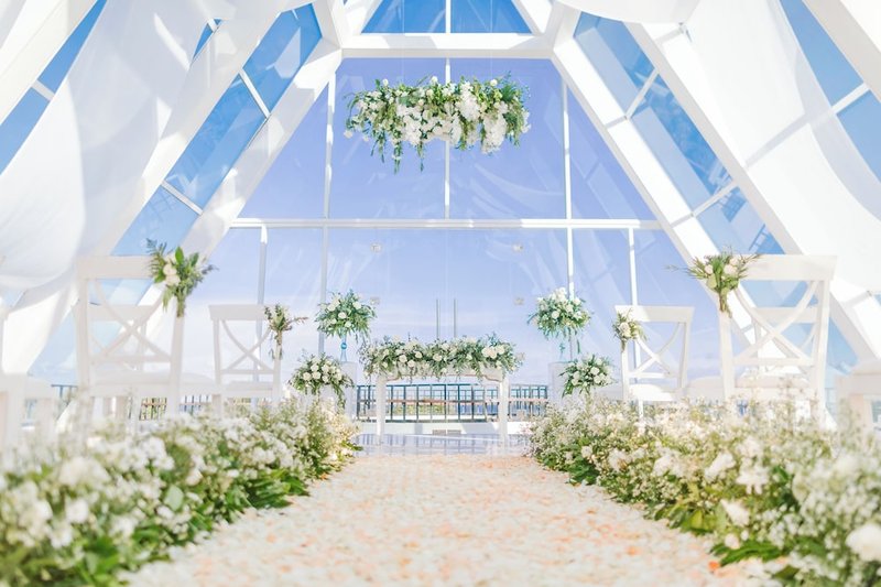 Indoor wedding