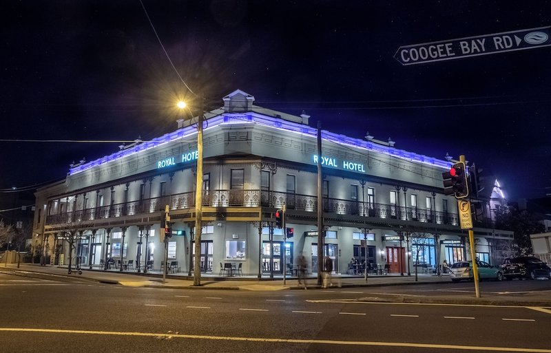 Front of property - evening/night