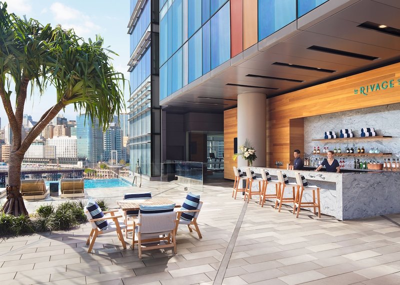 Poolside bar
