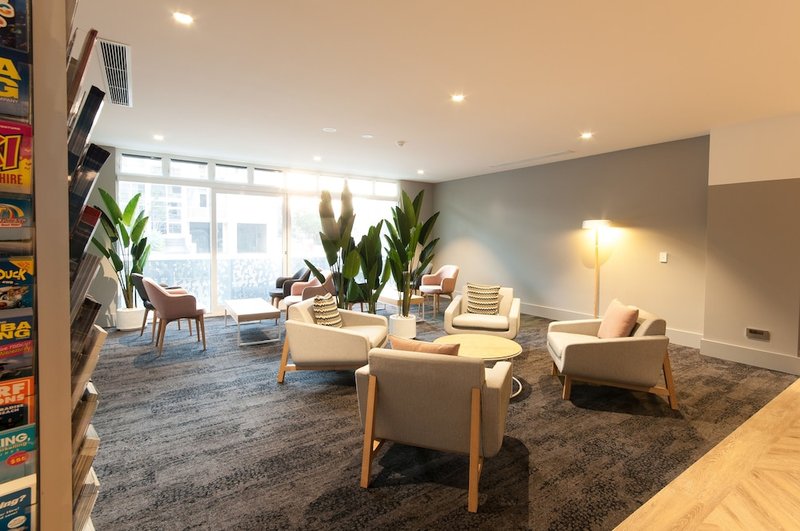 Lobby sitting area
