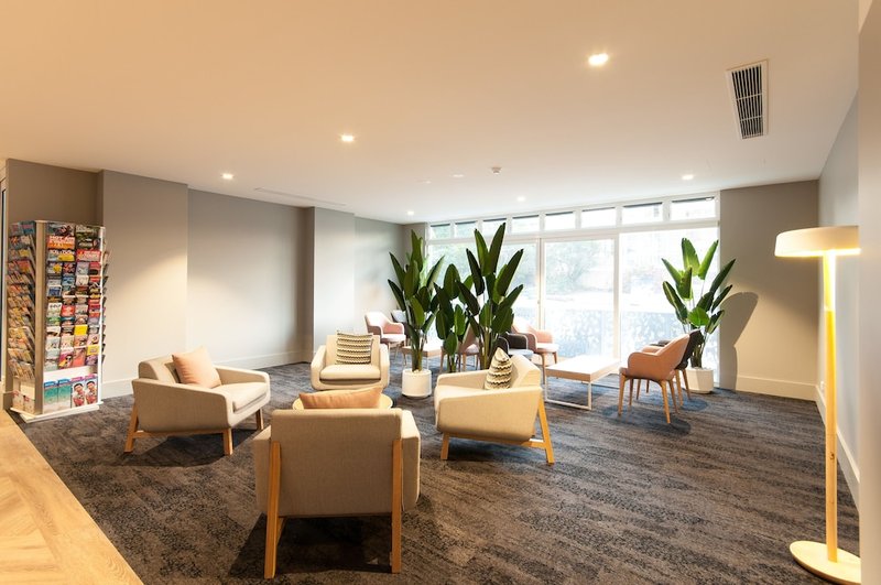 Lobby sitting area