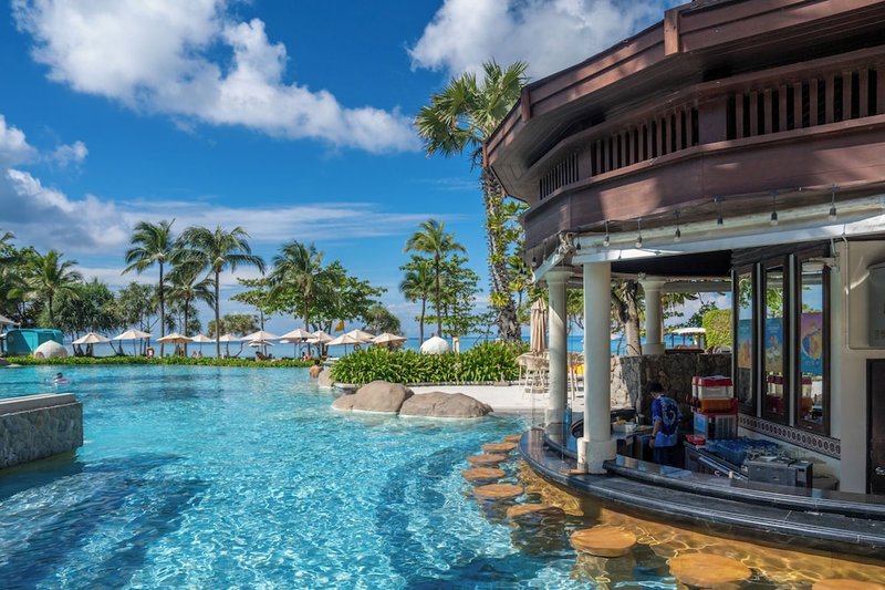 Poolside bar