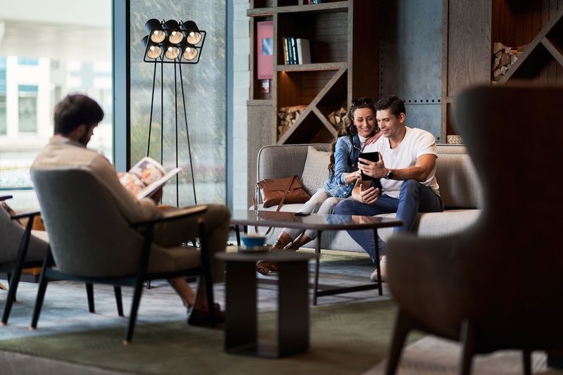 Lobby sitting area