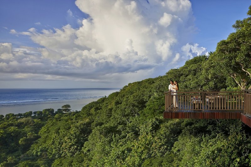 Outdoor wedding area