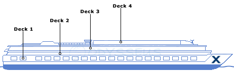 Deck plan for Celebrity Roamer