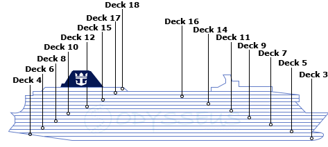Deck plan for Wonder of the Seas