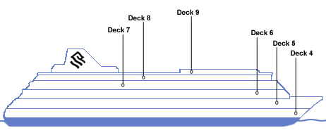 Deck plan for Silver Wind