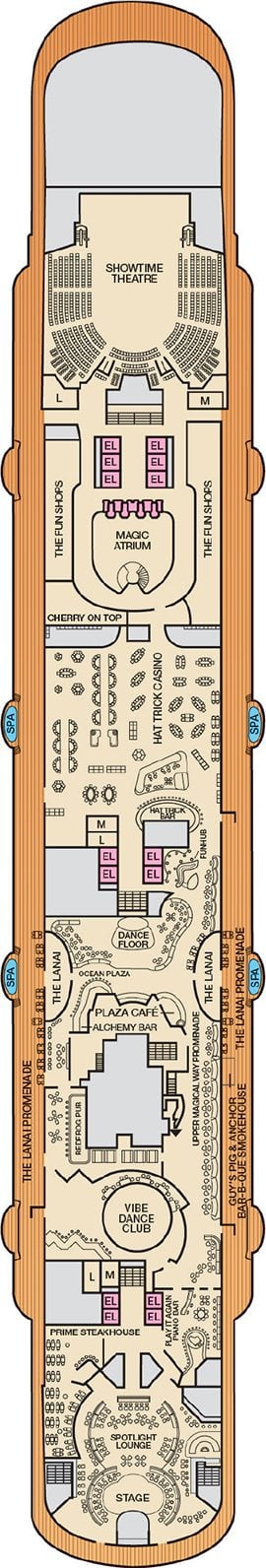 Deck 5 - Promenade  Plan