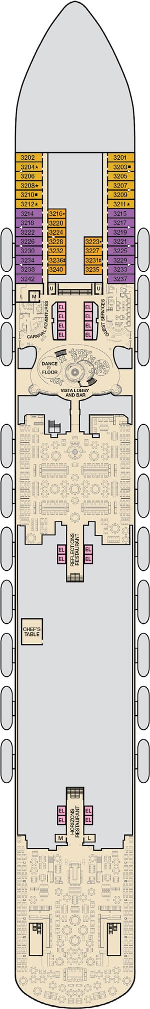 Deck 3 - Lobby Plan