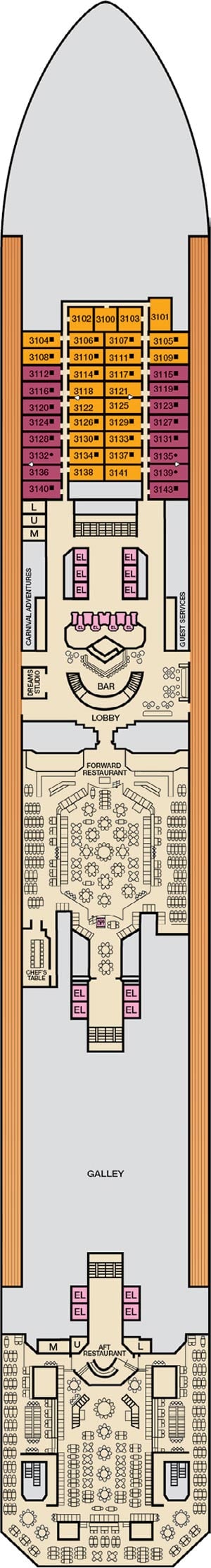 Deck 3 - Lobby Plan