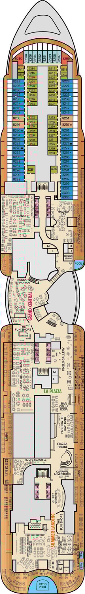 Deck 8 Plan