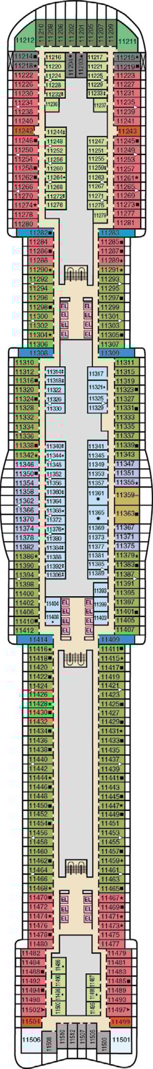 Deck 11 Plan