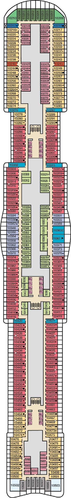 Deck 10 Plan