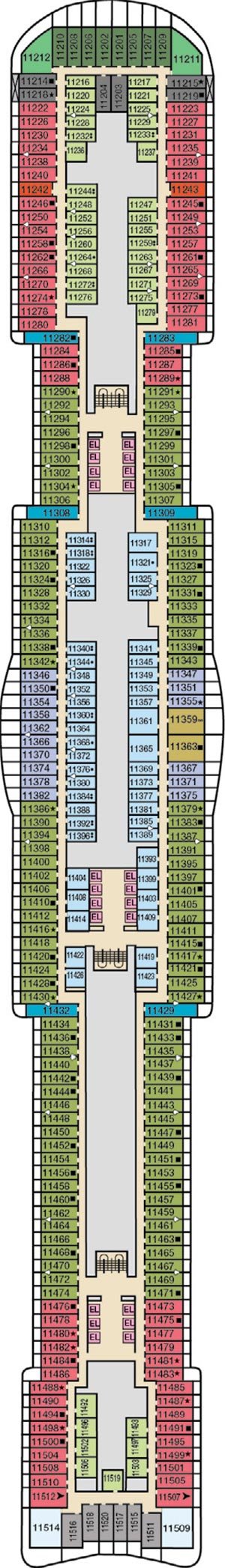 Deck 11 Plan