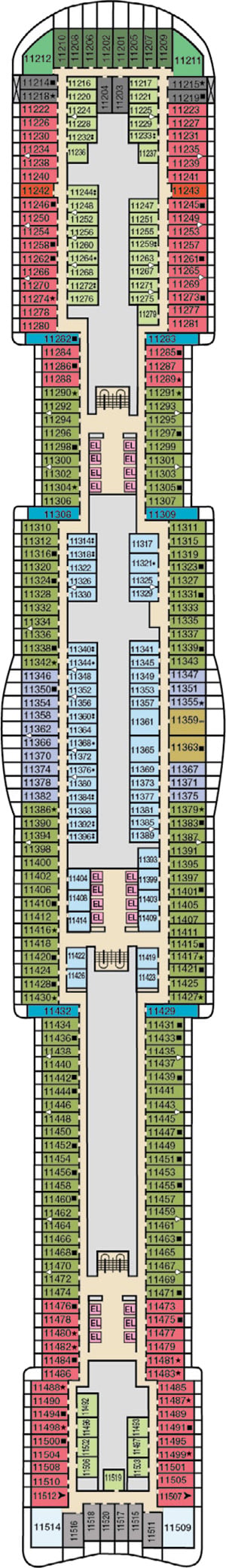 Deck 11 Plan