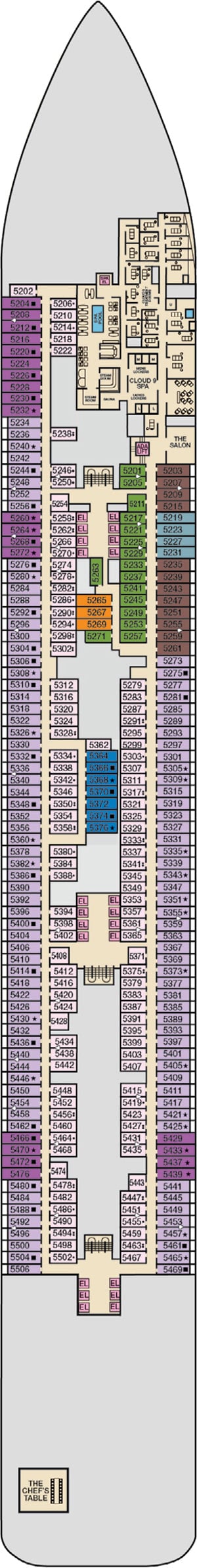 Deck 5 Plan