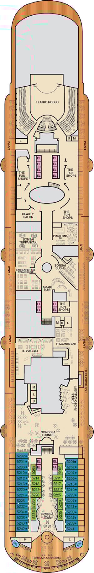 Deck 5 Plan