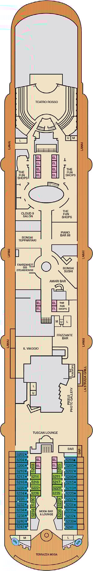Deck 5 Plan