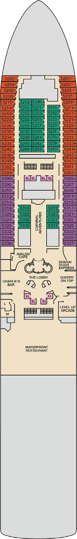 Deck 5 Plan