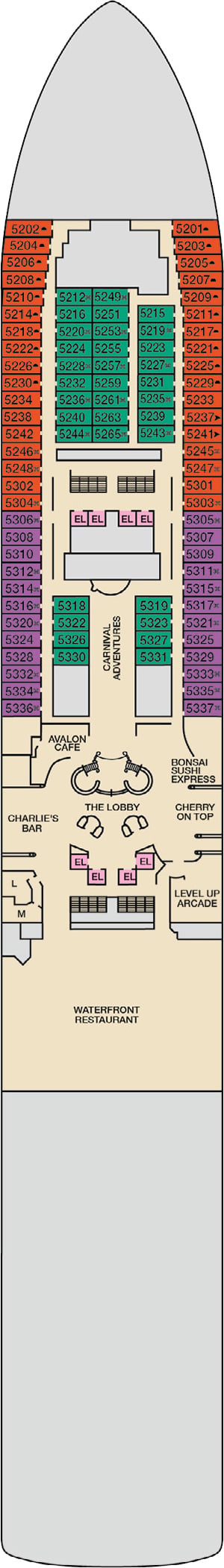 Deck 5 Plan