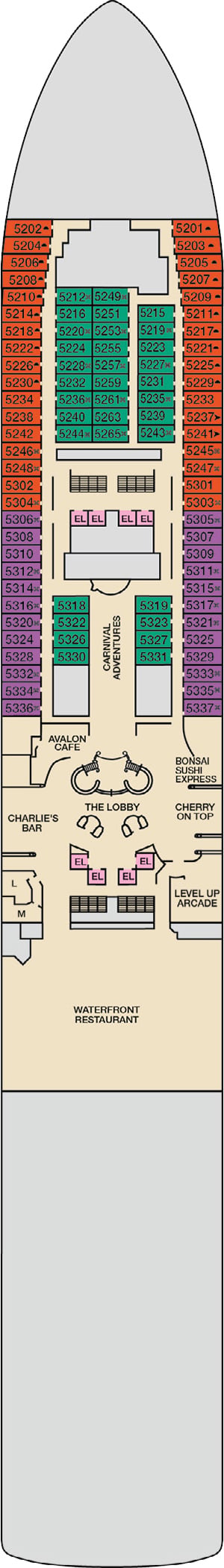 Deck 5 Plan