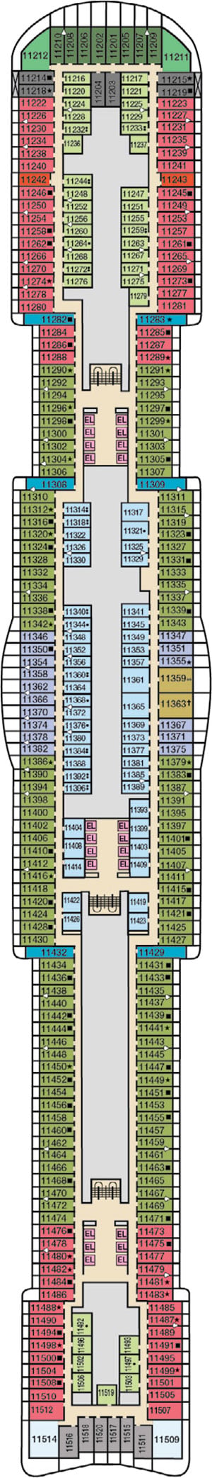Deck 11 Plan