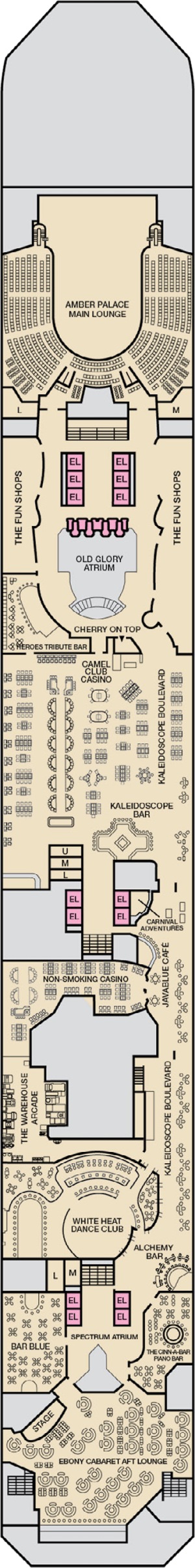 Deck 5 - Promenade Plan