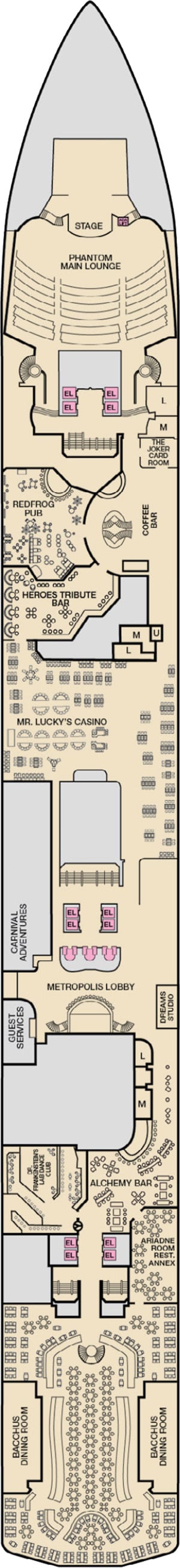 Deck 2 - Promenade Plan