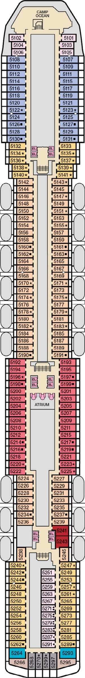 Deck 5 - Upper Plan