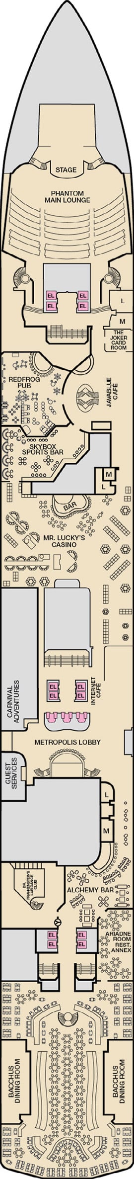 Deck 2 - Promenade Plan
