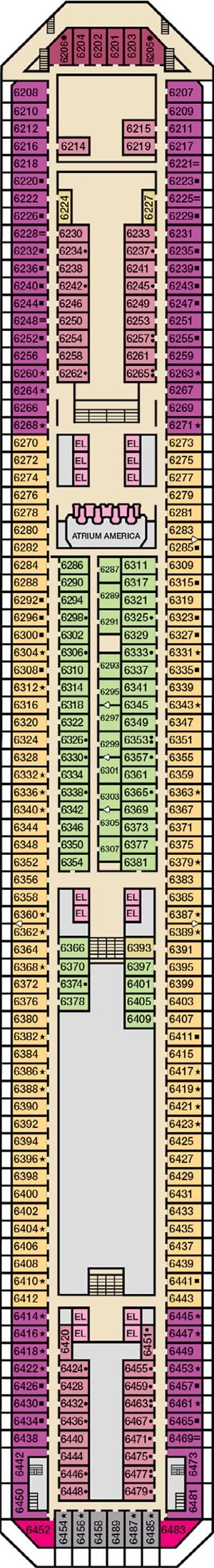 Deck 6 - Upper Plan