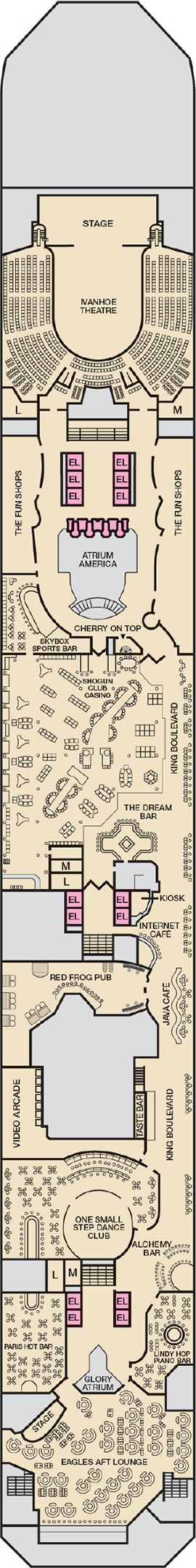 Deck 5 - Promenade Plan