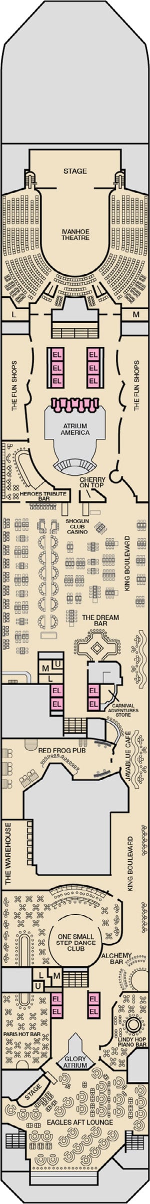 Deck 5 - Promenade Plan