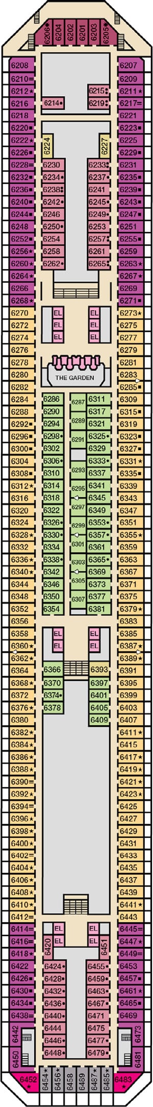 Deck 6 - Upper Plan