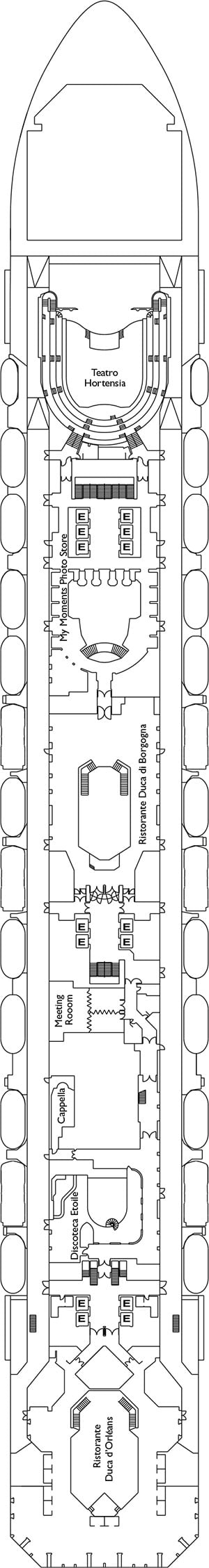 Varsailles Deck 4 Plan